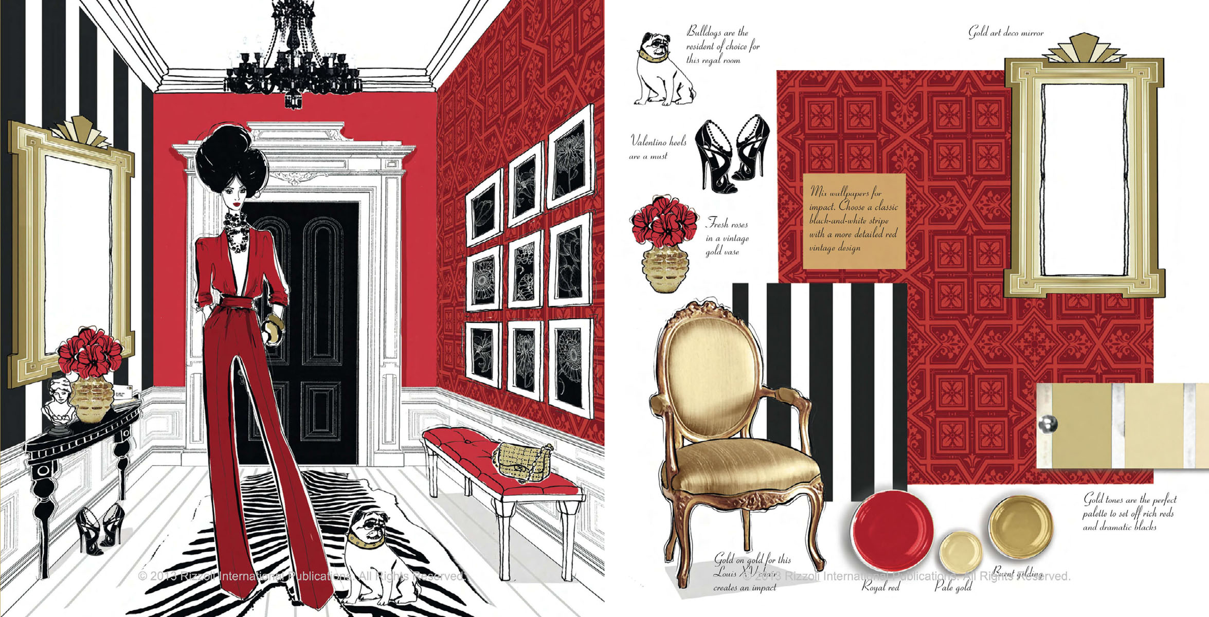 Fashion House: Illustrated Interiors from the Icons of Style