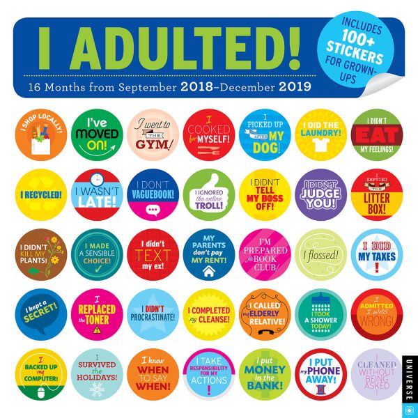 I Adulted Calendar 2019