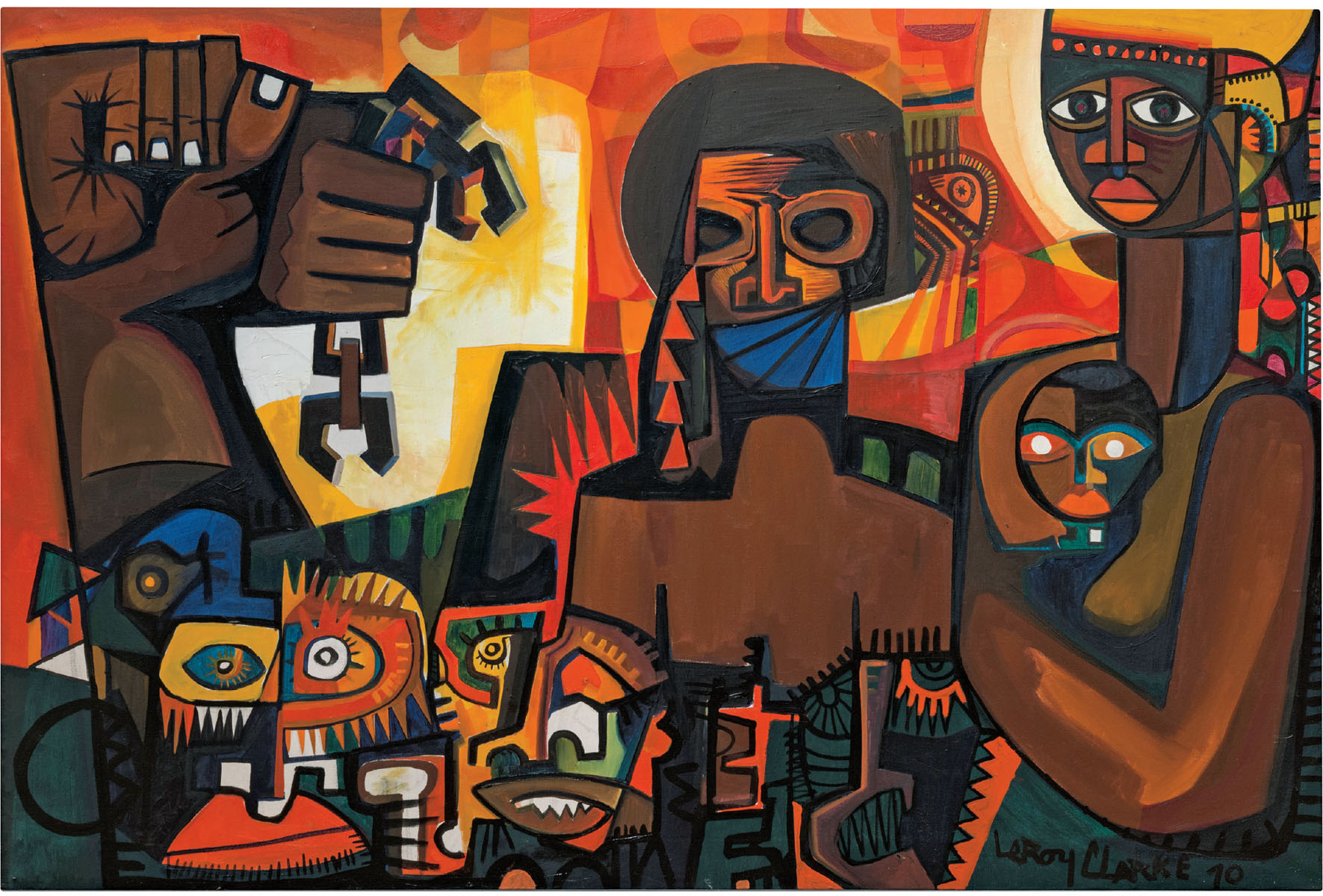 Black artwork shop